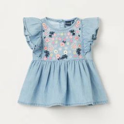 Juniors by Lifestyle Girls Blue Cotton Top-image-63