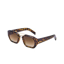PIRASO Unisex Square Sunglasses with UV Protected Lens 5601 BROWN TIGER 2-picture-35