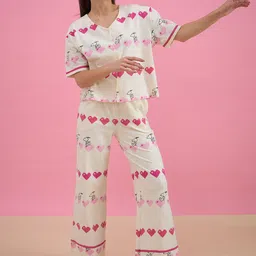 Sweet Dreams Women Printed Night suit-image-89