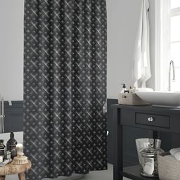 ArtzFolio Black & White Printed Waterproof Shower Curtains-image-60