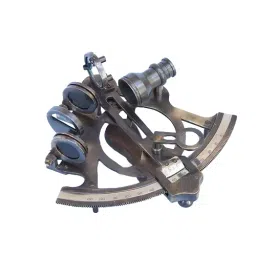BTC INSTRUMENTS Sextant Brass Parts with Stand, BTC-PHY- 218-10