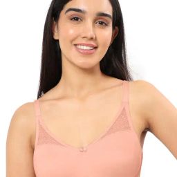 Amante Baby Pink Cotton T-Shirt Bra-picture-10
