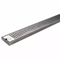 Chilly Squares 1000x100x30 mm Seamless Drain Channel Matt Finish Silver, SC-SQ-1000100-image-6