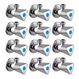 Fastgear Triangle Angle Valve Stainless Steel Chrome Finish Silver, FG064 (Pack of 12)-image-18