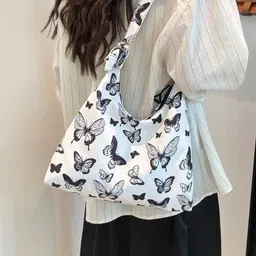 StyleCast x Revolte Printed Half Moon Hobo Bag image 5