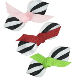 FUNKRAFTS Girls Black & White Set of 3 Alligator Hair Clip-46