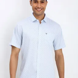 Allen Solly Men Slim Fit Opaque Printed Casual Shirt-picture-31
