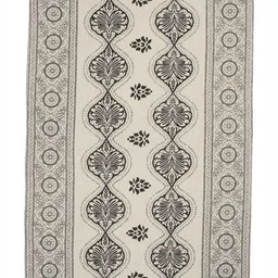 Ratan Cart 6-Pcs Beige & Black Printed Pure Cotton Rectangular Table Placemats image 3
