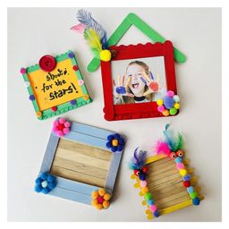 Webby DIY Art and Craft Wooden Photo Frame Build and Paint Activity Kit - Multicolour-image-73