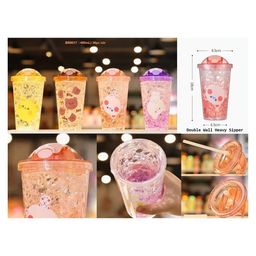 YAMAMA Double Wall Heavy Sipper Water Bottle 450 ml (Color May Vary)-image-22