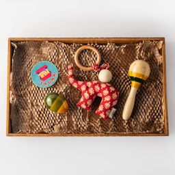 Toy Trunk Pvt Ltd - Jolly Jingle box - toy box containing 3 multicolor toys-image-47