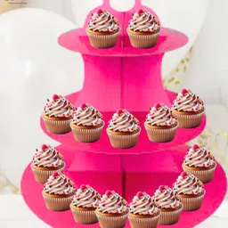 Party Anthem Cup Cake Stand - Dark Pink-picture-40