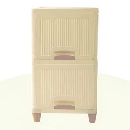 RUBOXA Cream-Coloured Set of 6 Regular Drawer Organiser Organisers image 5