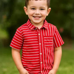 AMBARDI FASHION Boys Classic Striped Cotton Casual Shirt-image-67