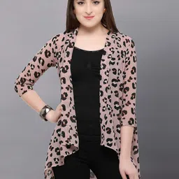 DressBerry Animal Skin Printed Shrug-36