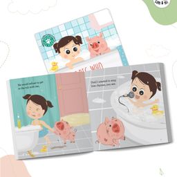 sam & mi The Pig Who Came to Bathe By Priyanka Agarwal Mehta - English image 3