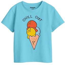 BonOrganik Girls Graphic Printed Round Neck Cotton T-shirt-image-78