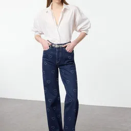 Trendyol Women Mildly Distressed Jeans-picture-45