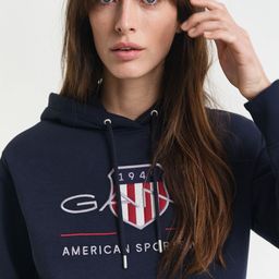GANT Core Women Embroidered Hooded Sweatshirt-picture-19