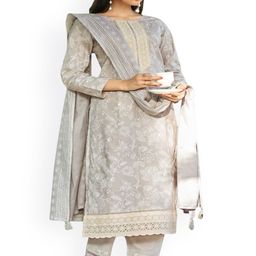 DRAVINAM Trends Floral PrintedPure Cotton Unstitched Dress Material-image-25