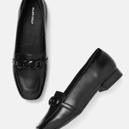 Allen Solly Women Chain Embellished Loafers-80