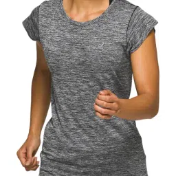 Asics Black & Grey Textured T-Shirt-picture-2