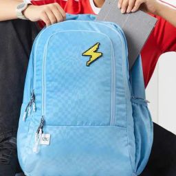 Wiki Back to School 2 Blue Polyester Printed Backpack - 32 Ltrs-image-40