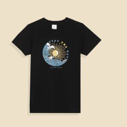 Allen Solly Boys Black Cotton Graphic T-Shirt-23
