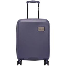 CALVIN KLEIN BLEEKER STREET Purple 8 wheels Small Hard Cabin Trolley Bag-image-29