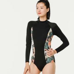 OLAIAN By Decathlon Blue Printed Swimsuit-image-8