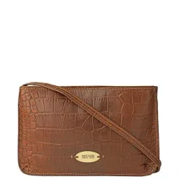 Hidesign Claea W3 Tan Textured Leather Sling Bag-image-73