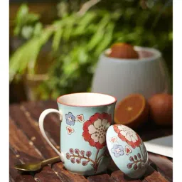 Chumbak Multicolor Ceramic Coffee Mug (300 ml) - Set of 1-image-99