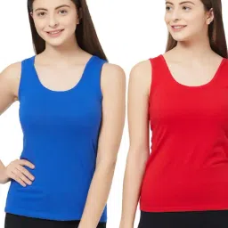 Soie Multicolor Camisole (Pack Of 2)-image-27