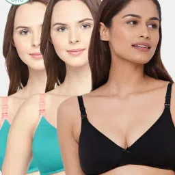 Inner Sense Multicolored Non Wired Non Padded Nursing Bra (Pack Of 3)-picture-25