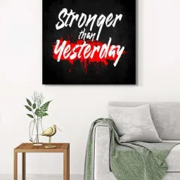 999Store Black Canvas Inspirational Quote Wrapped Painting-image-82