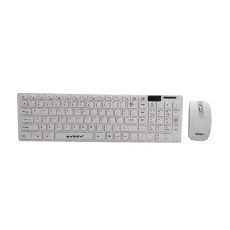 Zebion Ergo Slimfit G1600 Wireless Keyboard & Mouse Combo (White)-0