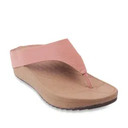 Metro Women's Peach Thong Wedges-image-33