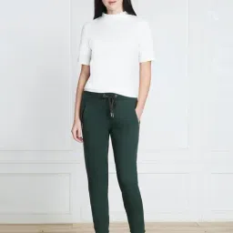 Van Heusen Green Regular Fit Joggers-image-30