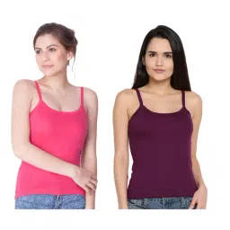 Dollar Missy Pink & Purple Camisole Pack of - 2-image-67