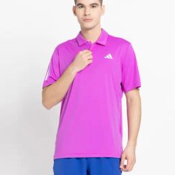 Adidas Purple CLUB 3STR Polo T-Shirt-picture-43