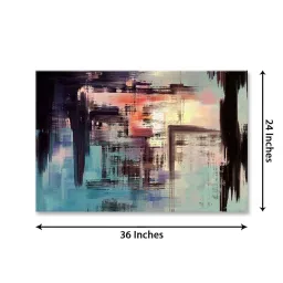 999store Multicolor Abstract Multi Framed Canvas Painting image 5