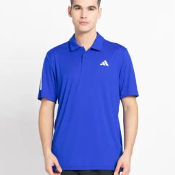 Adidas Blue CLUB 3STR Polo T-Shirt-image-87