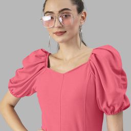 Dream Beauty Fashion Women Sweetheart Puff Sleeve Top-picture-4