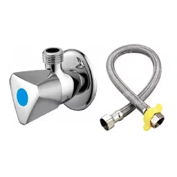 Fastgear Bathroom Faucet Set Stainless Steel Chrome Finish Silver, FG2348 ( Pack of 2)-image-61