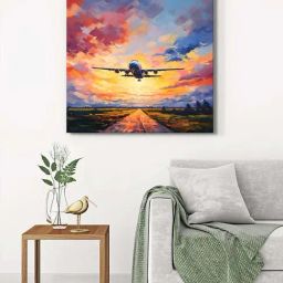 999Store Multicolor Canvas Wrapped Painting-15