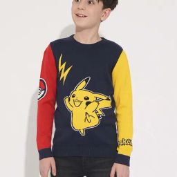 Jack & Jones Junior Boys Multicolor Cotton Color Block Full Sleeves Pullover Sweater-picture-17