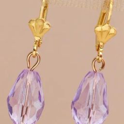 Sohi Gold Plated Party Designer Stone Drop Earrings-image-90