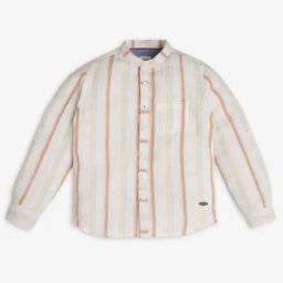 Ed-a-Mamma Boys Multicolor Cotton Striped Shirt-picture-10