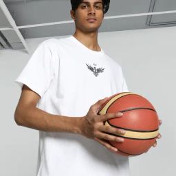 Puma Melo Alwayz On White Regular Fit Oversized Basketball T-Shirt-picture-19