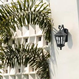 Whispering Homes Black Metal Halla Outdoor Wall Light - Down-image-73